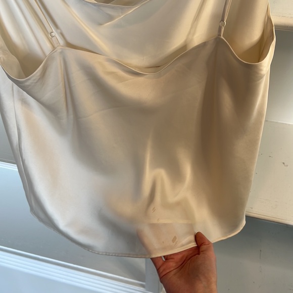 H&M Cowl Neck Cami Satin Top - 14 US - Picture 6 of 6